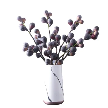 Искусственный инжир 71 см, ваза, цветочная композиция, декоративные суккуленты