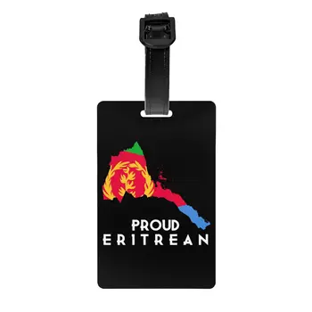 Багажная бирка с гордым Эритрейским флагом для дорожного чемодана, идентификационная карта с именем для защиты частной жизни Eritrea Pride