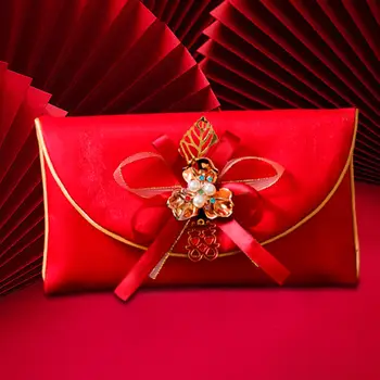 Китайские свадебные красные конверты Новогодний красный пакет Свадебные денежные конверты