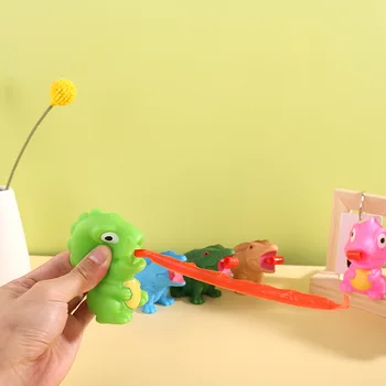 Забавные лягушачьи сюрпризы с торчащим языком для детского дня рождения, сувениры для детских декомпрессионных игрушек, Рождественский подарок