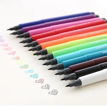 студенческая ручка, новые ручки office Plus, волоконная водяная ручка, линия для рисования, маркер