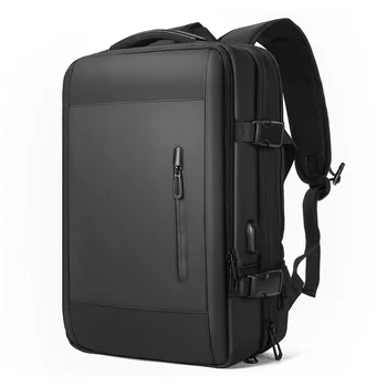 Рюкзак для ноутбука Для мужчин, высококачественный Нейлоновый рюкзак с USB-портом, 17,3-дюймовый рюкзак большой емкости, Водонепроницаемый рюкзак для путешествий