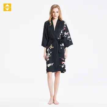 Прямые продажи с фабрики, женская домашняя ночная рубашка, шелковое милое кимоно, летнее удобное дышащее платье, можно зарезервировать