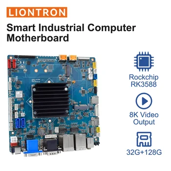 Новейший компьютер Liontron Rockchip RK3588 X86 All-in-one Mini ITX с 2 гигабитными сетями POE RS232 RS485 Linux Buildroot /Debian 11/Ub