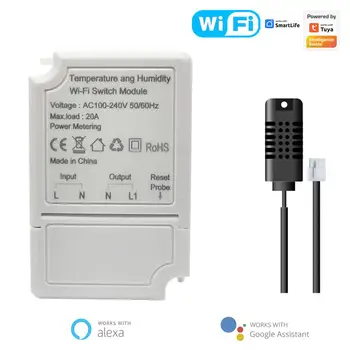 Датчик WiFi Удобный простой в использовании Энергосберегающий Автоматический контроль Передовые технологии Температура и влажность Универсальные