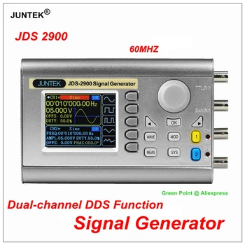 JUNTEK JDS2900 с цифровым управлением 60 МГц, двухканальная функция DDS, генератор сигналов, счетчик сигналов произвольной формы, Частотомер, инструменты