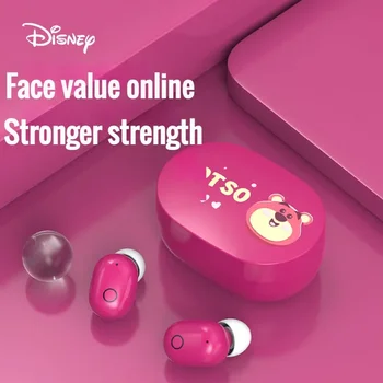 Беспроводная Bluetooth-гарнитура Disney с микрофоном, стереошумоподавлением, спортивная игровая гарнитура для телефонов Apple Android