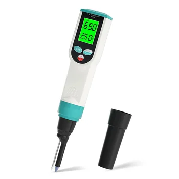 PH-метр с тестером ATC для измерения PH пищевых продуктов, водонепроницаемый цифровой измеритель PH пищевых продуктов с высокоточным датчиком PH / температуры