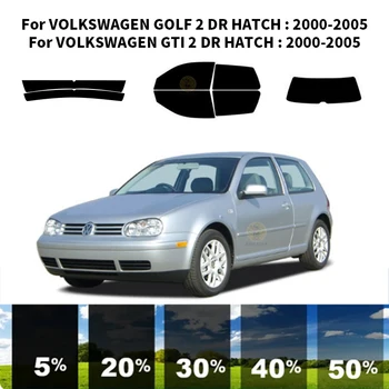 Предварительно Обработанная нанокерамика car UV Window Tint Kit Автомобильная Оконная Пленка Для VOLKSWAGEN GOLF 2 DR HATCH 2000-2005