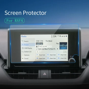 Автомобильные наклейки, протектор экрана, Навигационный дисплей, Защитная пленка из закаленного стекла, Автомобильные Аксессуары для Авто для TOYOTA RAV4 R 2024