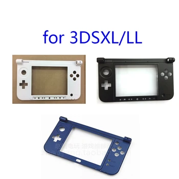 Средняя пластиковая рамка для 3DS XL для 3dsxl 3dsll C Запасные части Корпус корпуса Корпус корпуса Черный /белый Синий