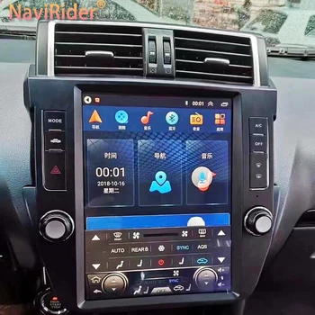 256 ГБ ПЗУ Автомобильный Радиоприемник Tesla Style Android 13 Экран Для Toyota Prado 150 2014 2015 LC150 Мультимедийный Видеоплеер GPS Navi Carplay