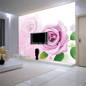 beibehang Custom3d фреска обои большая фреска шелковая ткань обои романтическая спальня гостиная диван рулон 3d фотообоев