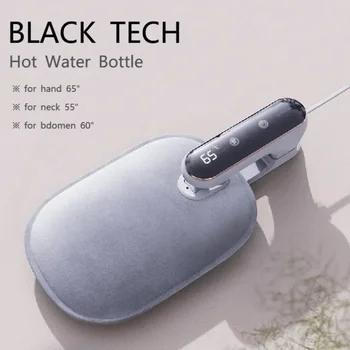 Грелка для рук, симпатичный перезаряжаемый электрический мешок для горячей воды, безопасная бархатная многоразовая грелка для грелки для рук