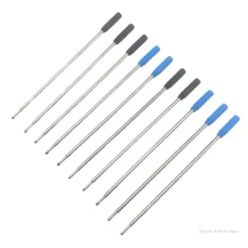 Заправка металлической ручки M17F Синяя, черная, 115 мм, сменная заправка шариковой ручки