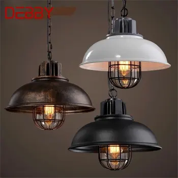 · Подвесной светильник DEBBY в стиле ретро, классический лофт, светодиодные светильники, декоративные для дома, гостиной, столовой