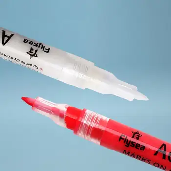 Набор цветных ручек для печати акриловым маркером с мягким наконечником, удобная ручка для рисования граффити, двойное мерцание для контуров