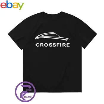 Автомобиль Chrysler CROSSFIRE V8 SRT6 Roadster Черная футболка из плотного хлопка