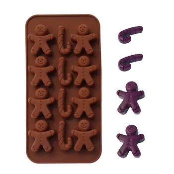 Силиконовая форма для шоколада, 3D Формы, формы для выпечки, инструменты для желейных конфет, Рождественский торт, Кухонные гаджеты, сделай Сам