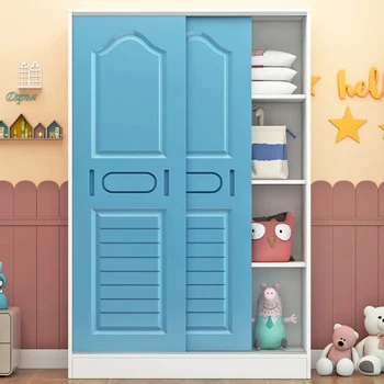 Детские шкафы для хранения Синие Аксессуары Органайзер для гардероба в квартире, Мебель для спальни, Современная мебель CY50CW