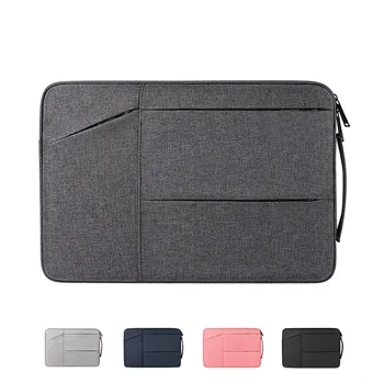 Универсальный чехол для ноутбука 12 13 15 дюймов, модная однотонная сумка для хранения Xiaomi Huawei Macbook Air Pro, мужская сумка для ноутбука