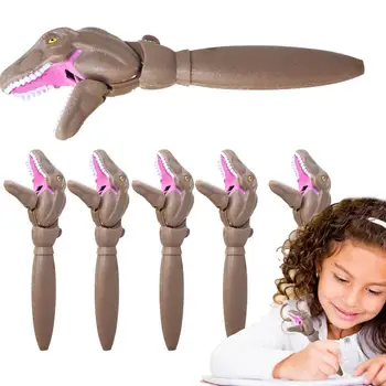 Ручка Динозавра Ручки в форме динозавра Шариковая ручка для подписи Шариковая ручка в форме животного Канцелярские принадлежности для взрослых студентов Детей