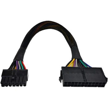 3X 24-контактный-14-контактный Адаптер основного питания блока питания ATX С плетеным кабелем для IBM Для ПК и серверов Lenovo 12 дюймов (30 см)