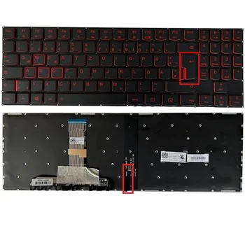 Немецкая клавиатура для ноутбука с красной подсветкой lenovo Legion Y540-15IRH Y540-17IRH Y545-PG0 Y530-15ICH Y7000P-1060