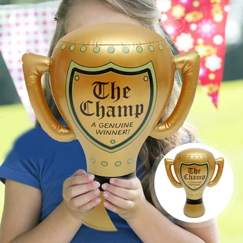 Надувной игрушечный трофей, имитирующий соревновательный трофей, креативный подарок для детей (случайный цвет)