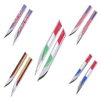 Наклейки на крыло мотоцикла, Англия / Италия / Америка /Германия / Франция, Оформление дверей, окон в стиле флага, Эмблема, значки, наклейка