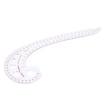 Пластиковая французская кривая Метрическая линейка для шитья одежды, мера для пошива одежды, правило для сортировки портных, изготовление выкроек