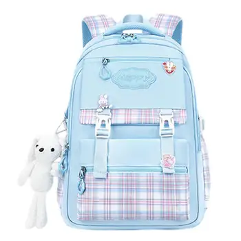 Японский эстетичный рюкзак для девочек, милые школьные сумки для студентов-подростков, карманы для девочек, женский рюкзак для ноутбука Kawaii, рюкзак для девочек