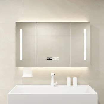 Металлический умывальник, зеркала для ванны, шкаф для ванной комнаты, ящик для хранения, Витрина, зеркала для ванны, Настенная полка, мебель для комнаты Casa Arredo YX50BC