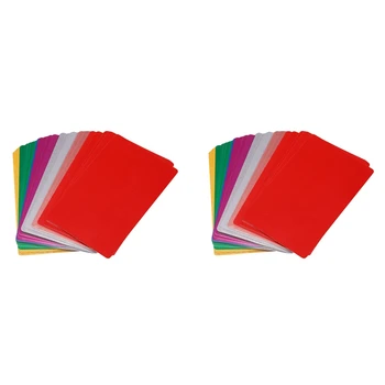 Многоцветная алюминиевая заготовка для визитных карточек, металлическая этикетка с гравировкой, гравировальный станок с ЧПУ для карточек 