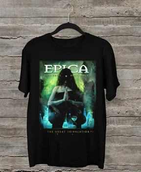 Новая футболка Epica The Alchemy Project Band с коротким рукавом черного цвета S-2345XL S3971