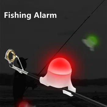Световая сигнализация для ночной рыбалки, Аксессуары для рыбалки, Электронные светодиодные световые сигналы, Уличная Леска, Инструменты для оповещения о снастях.