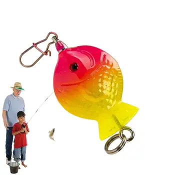 Пресноводные рыболовные приманки с подсветкой Пресноводная приманка для рыбалки на батарейках Рыболовная приманка с крючком Рыболовные снасти для льда