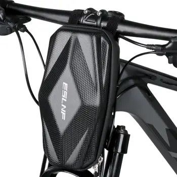 Сумка для велосипедного руля, водонепроницаемая передняя сумка для велосипеда, большая емкость, жесткий чехол для хранения скутера, светоотражающая дорожная сумка на руль.