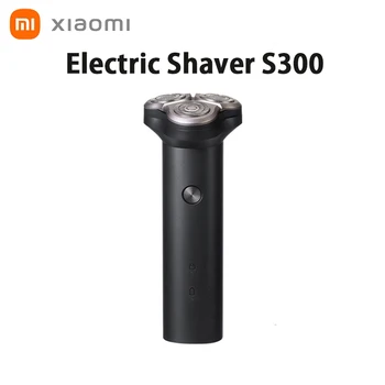 Xiaomi Mijia электробритва S300 Портативная бритва с 3 головками для бритья IPX7 Водонепроницаемый Моющийся Триммер для бороды Резак Бритвенный станок