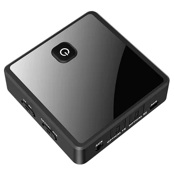Передатчик приемник Bluetooth 5.0 ТВ динамик 3,5 мм оптический адаптер AUX Аудио Беспроводной передатчик Приемник для ТВ автомобиля